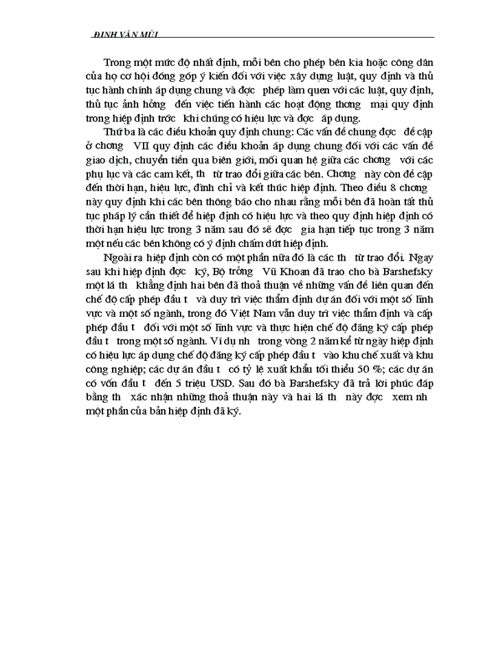 image for page Ảnh hưởng của Hiệp định Thương mại Việt Nam-Hoa Kỳ đối với Xuất khẩu của Việt Nam sang thị trường Mỹ