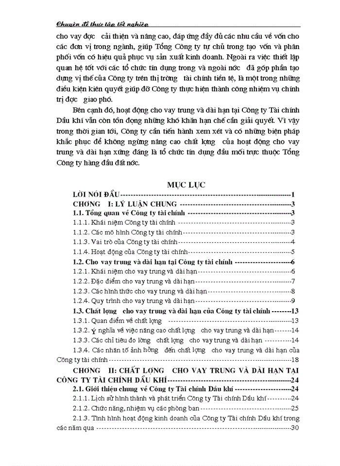 image for page Nâng cao chất lượng cho vay trung và dài hạn tại Công ty Tài chính Dầu khí