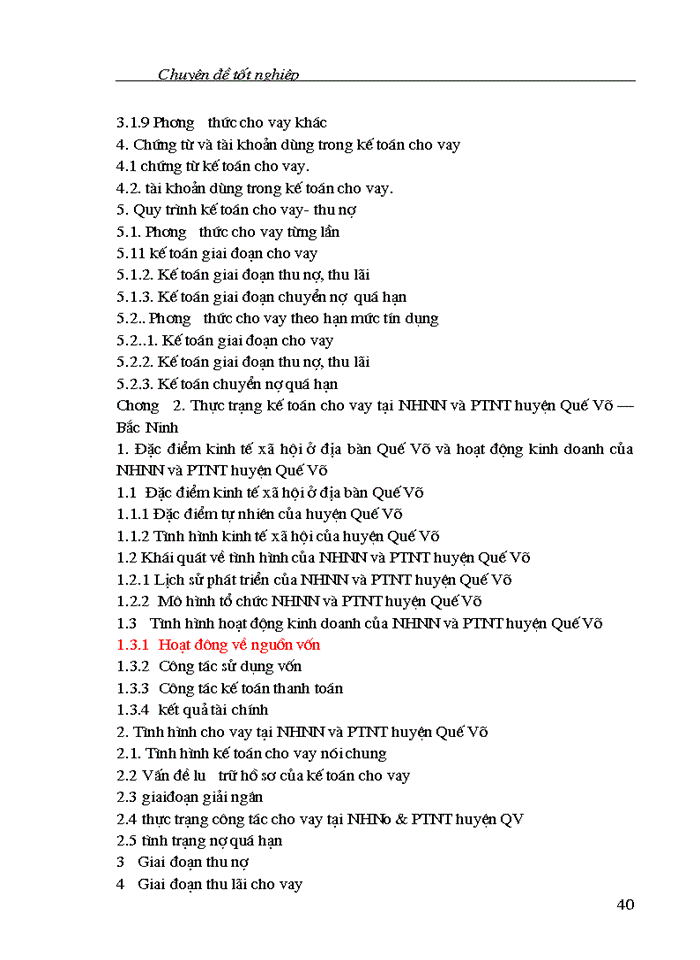 image for page Một số Giải pháp nhằm nâng cao hiệu quả công tác Kế toán cho vay tại Ngân hàng Nông nghiệp và Phát triển Nông thôn huyện Quế Võ