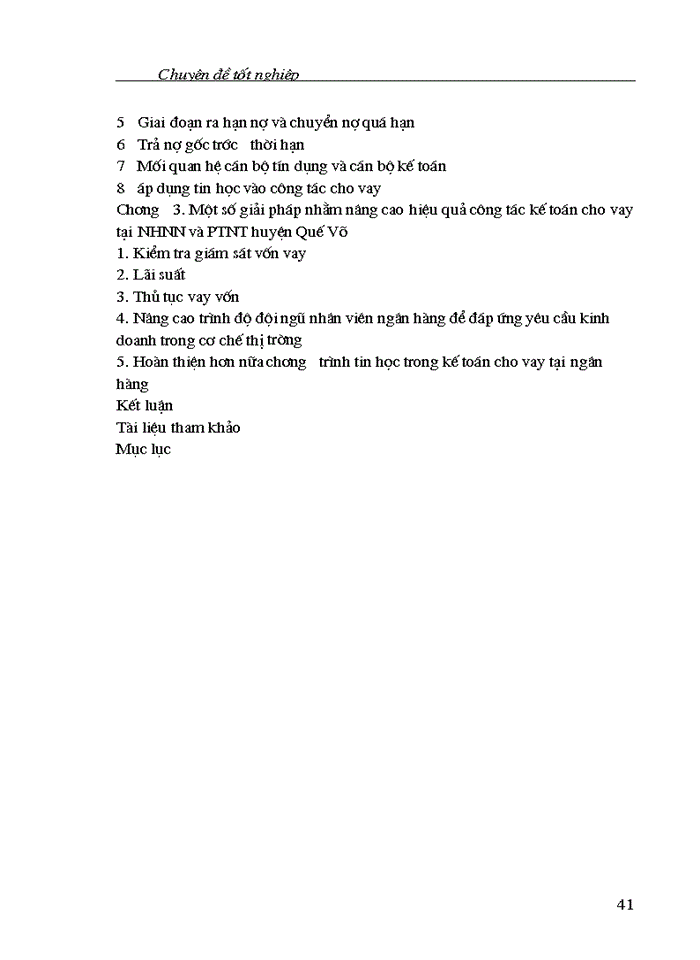 image for page Một số Giải pháp nhằm nâng cao hiệu quả công tác Kế toán cho vay tại Ngân hàng Nông nghiệp và Phát triển Nông thôn huyện Quế Võ