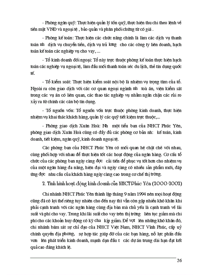 image for page Một số Giải pháp nâng cao chất lượng tín dụng trung dài hạn tại Ngân hàng Công thương Phúc Yên