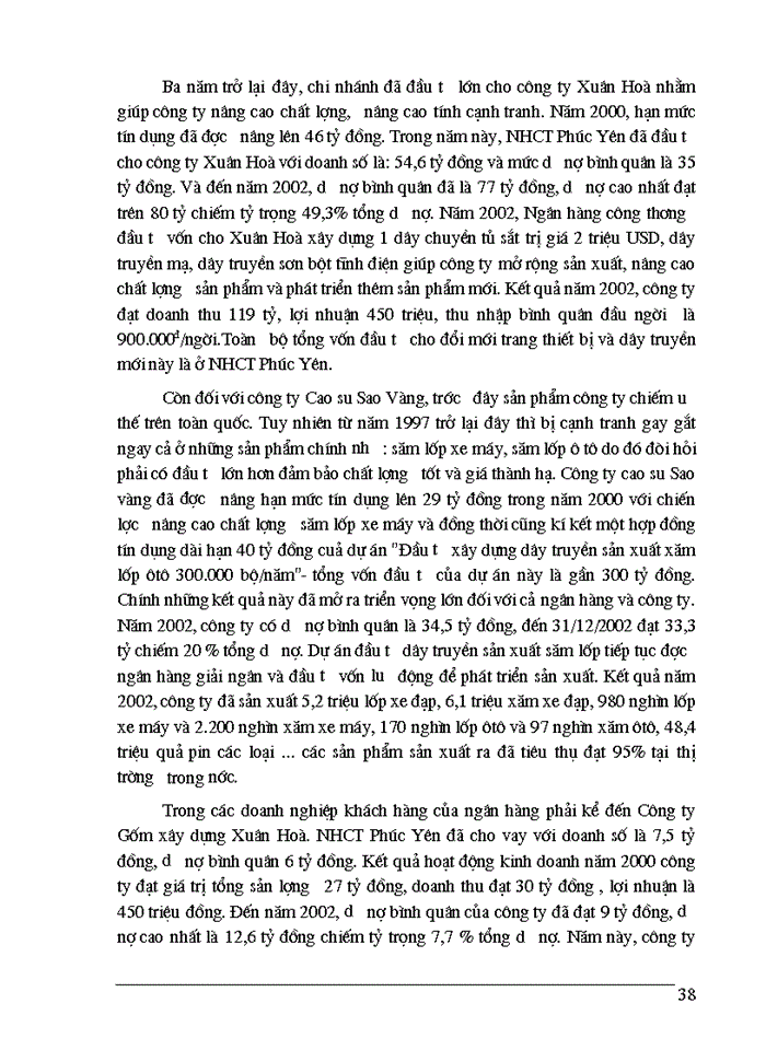 image for page Một số Giải pháp nâng cao chất lượng tín dụng trung dài hạn tại Ngân hàng Công thương Phúc Yên