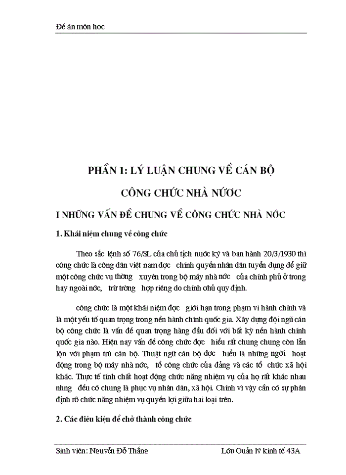 Đào tạo bồi dưỡng cán bộ công chức nhà nước nhằm đáp ứng yêu cầu cải cách hành chính