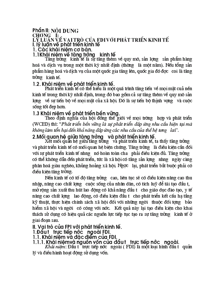 image for page Vai trò của nguồn vốn đầu tư trực tiếp nước ngoài FDI với phát triển kinh tế Việt Nam