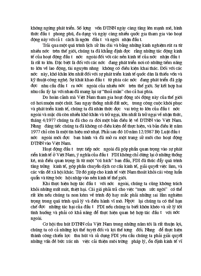 image for page Vai trò của nguồn vốn đầu tư trực tiếp nước ngoài FDI với phát triển kinh tế Việt Nam