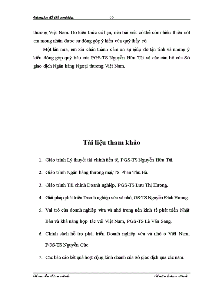 image for page Nâng cao chất lượng tín dụng đối với các Doanh nghiệp vừa và nhỏ tại Sở giao dịch Ngân hàng Ngoại thương Việt Nam