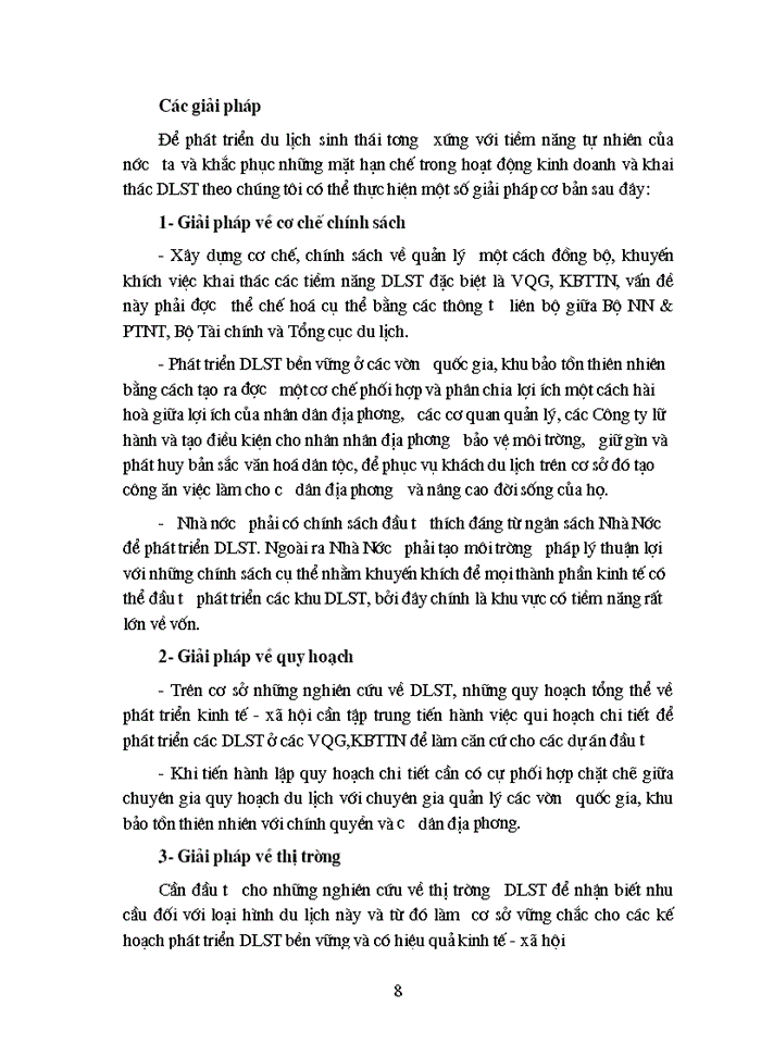 image for page Du lịch sinh thái-Thực trạng và Giải pháp để phát triển ở Việt Nam