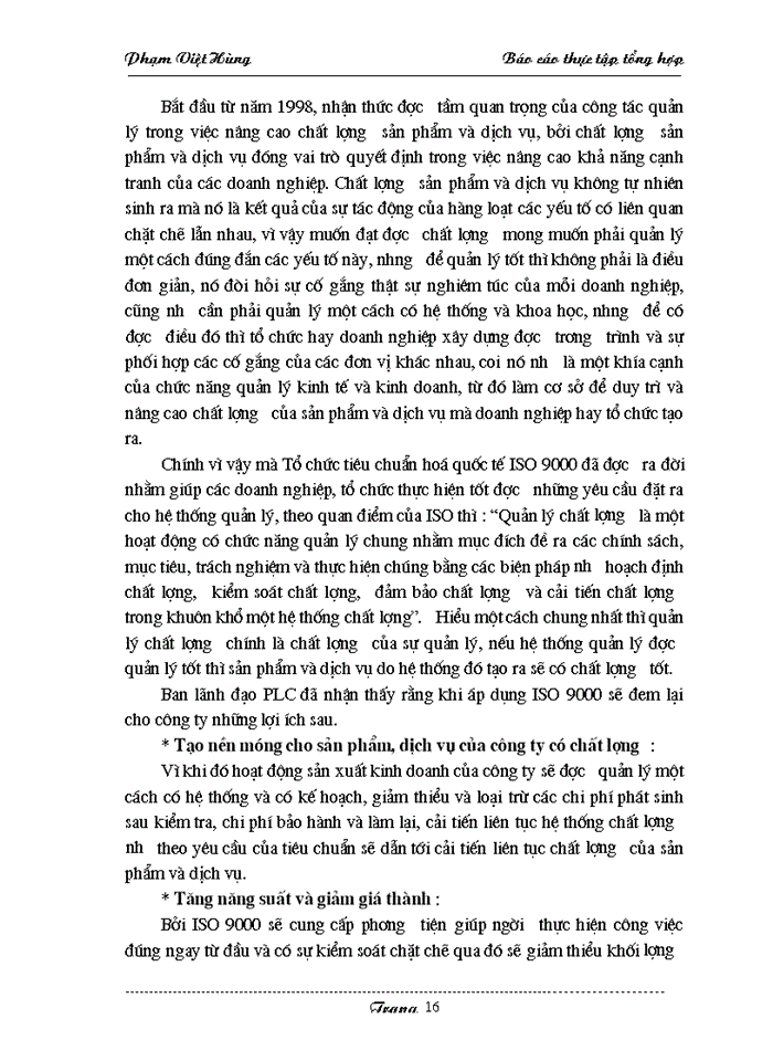 image for page Báo cáo Tại tại Công ty dầu nhờn Petrolimex