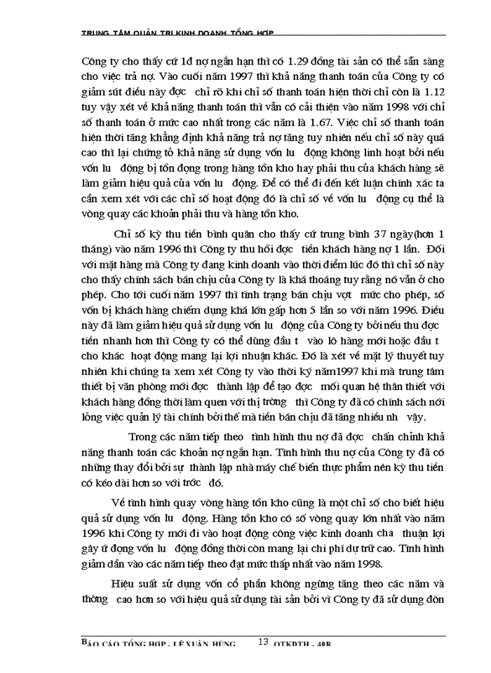 image for page Báo cáo Tại tại Công ty cổ phần fintec