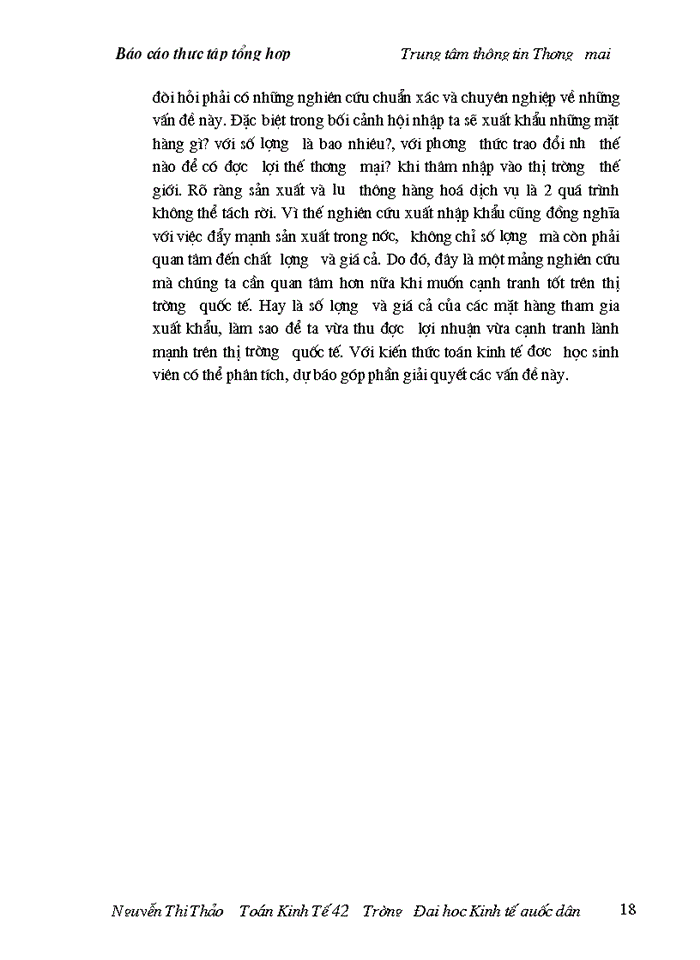 image for page Báo cáo Tại tại Trung tâm thông tin Thương mại