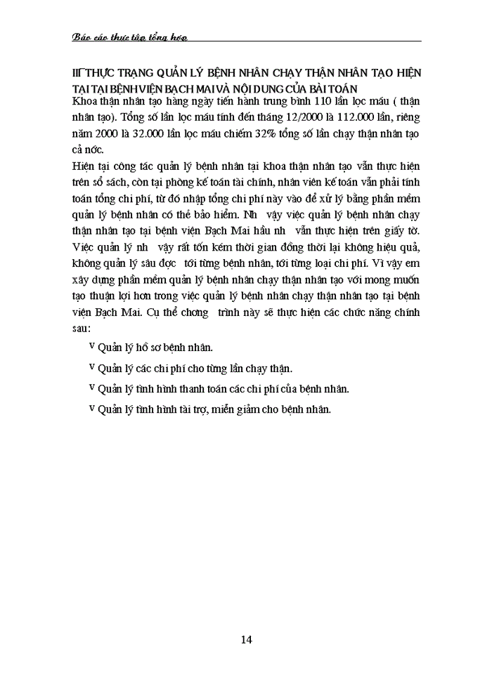 image for page Báo cáo Tại tại bệnh viện Bạch Mai