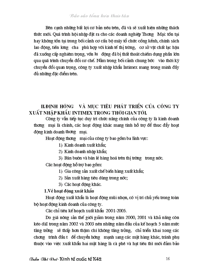 image for page Báo cáo Tại tại Công ty Xuất nhập khẩu Intimex