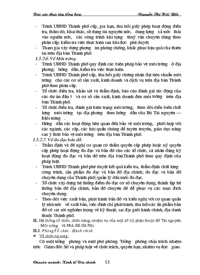 image for page Báo cáo Tại tại Sở Tài nguyên MôI trường và Nhà đất Hà Nội