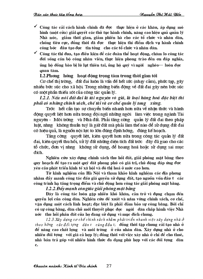 image for page Báo cáo Tại tại Sở Tài nguyên MôI trường và Nhà đất Hà Nội