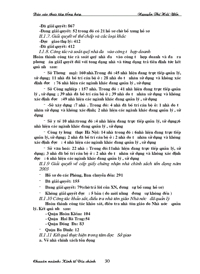 image for page Báo cáo Tại tại Sở Tài nguyên MôI trường và Nhà đất Hà Nội