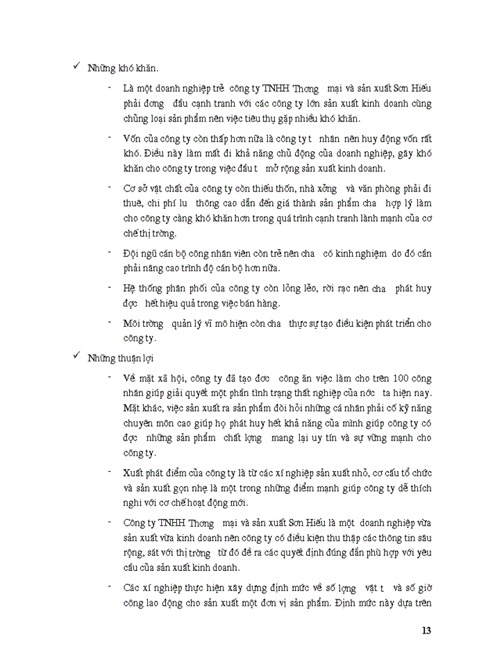 image for page Báo cáo Tại Công ty Trách nhiệm Hữu hạn Thương mại và sản xuất Sơn Hiếu