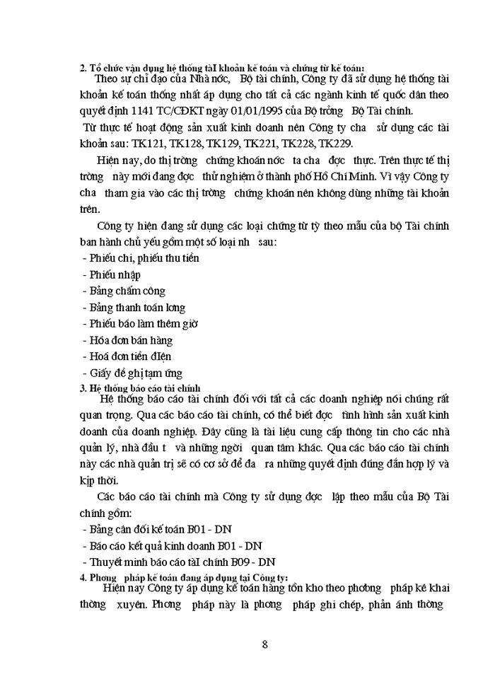 image for page Báo cáo Tại Công ty Sao băng