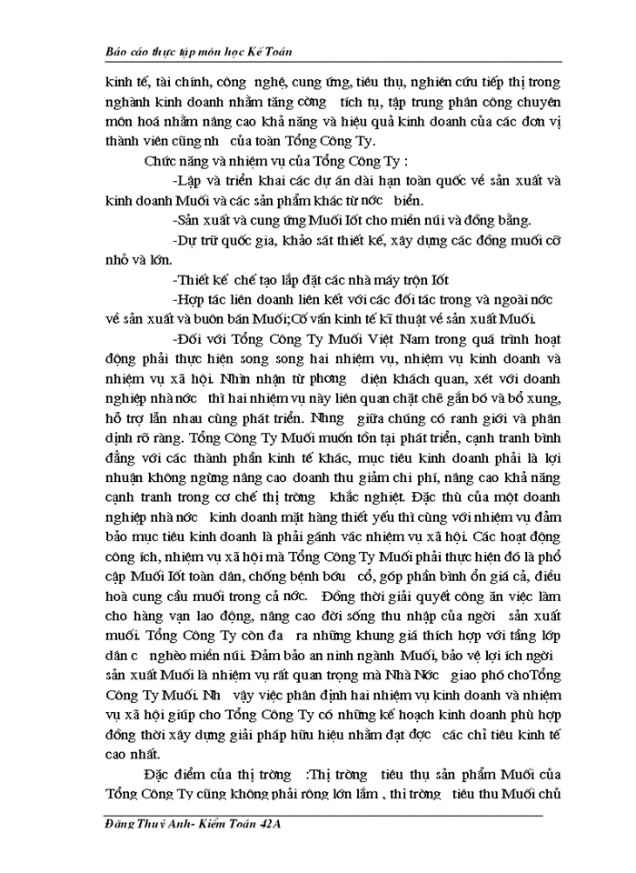 image for page Báo cáo Tại tại Tổng Công ty Muối Việt Nam