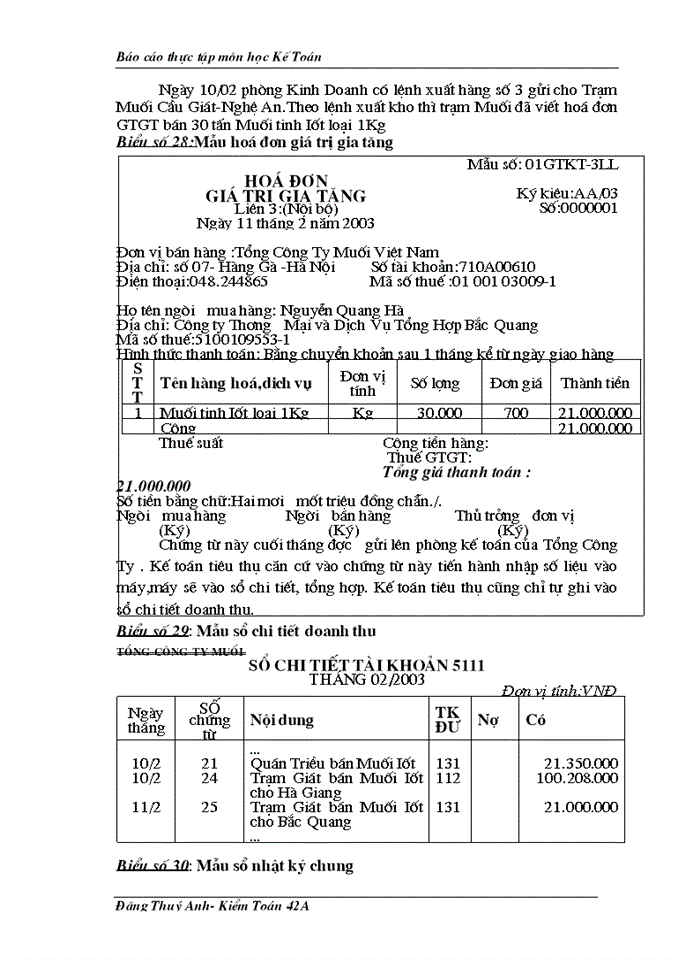 image for page Báo cáo Tại tại Tổng Công ty Muối Việt Nam