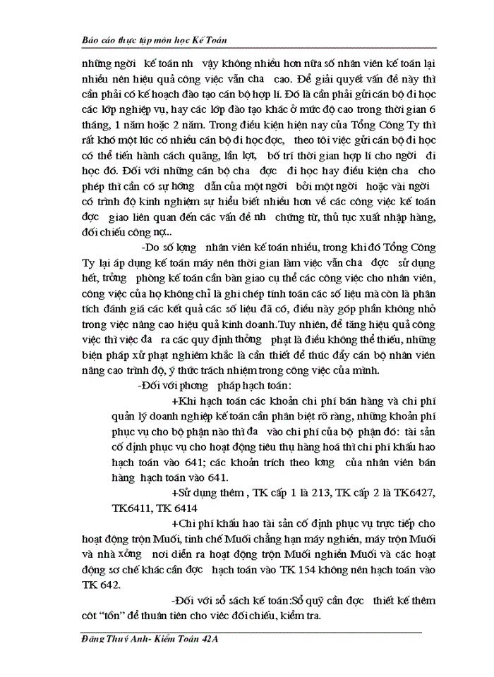 image for page Báo cáo Tại Tổng Công ty Muối Việt Nam