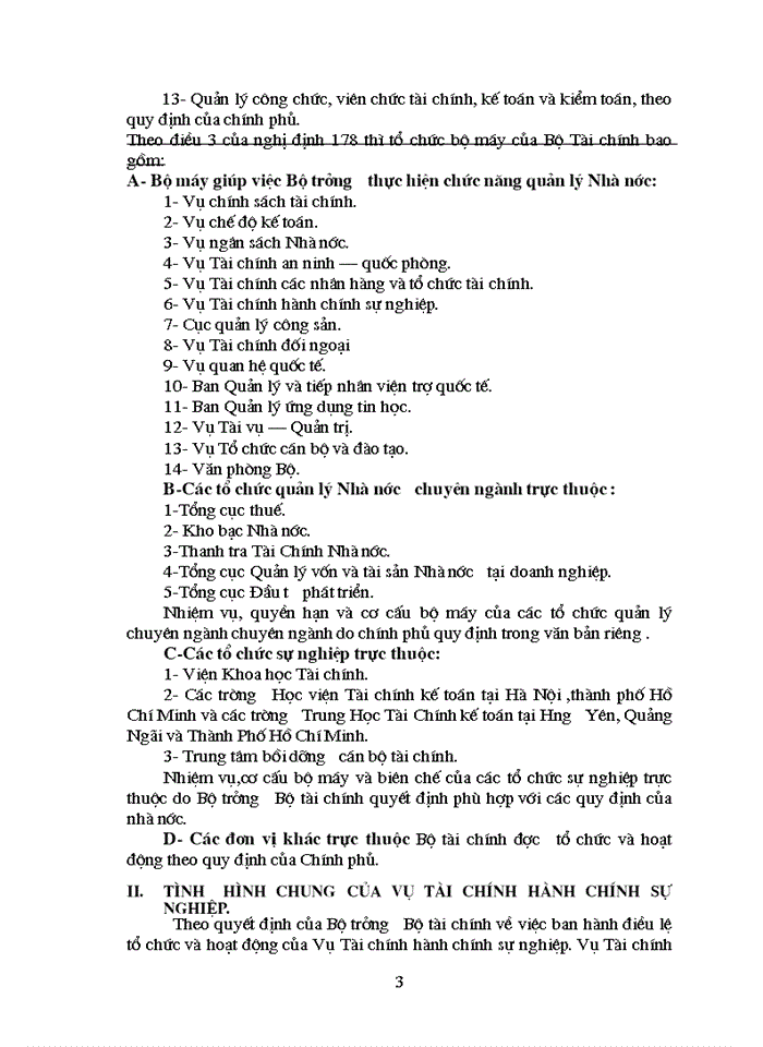 image for page Báo cáo tổng hợp của Bộ tài chính