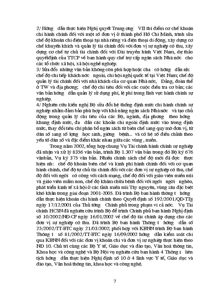 image for page Báo cáo tổng hợp của Bộ tài chính