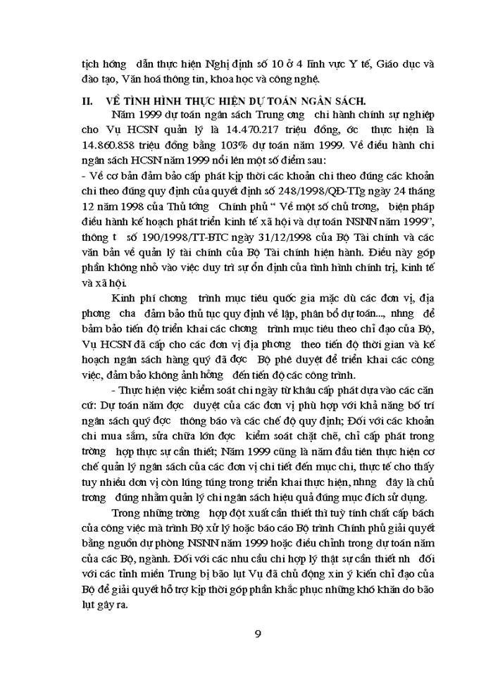 image for page Báo cáo Tại tại Phòng tài chính Hành chính - Vụ Tài chính HCSN - Bộ Tài chính