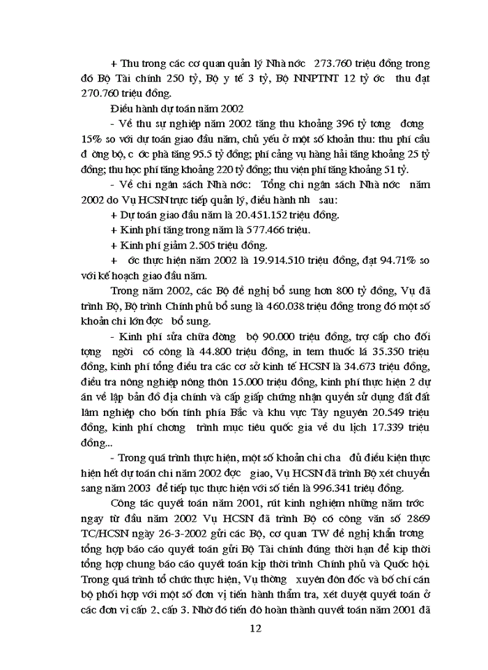 image for page Báo cáo Tại tại Phòng tài chính Hành chính - Vụ Tài chính HCSN - Bộ Tài chính