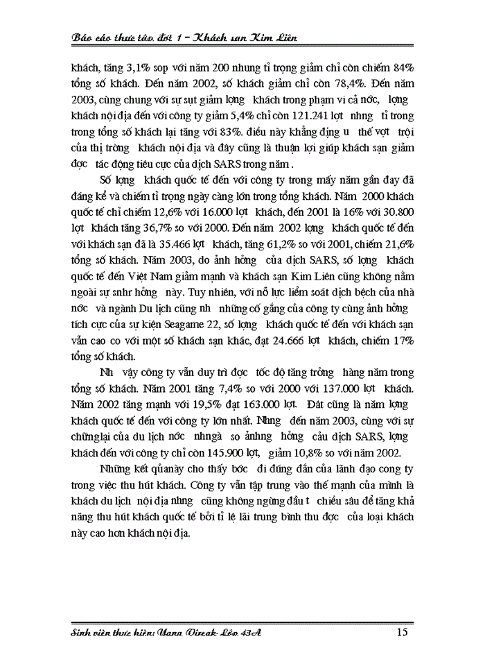 image for page Báo cáo thực tập Khách sạn Kim liên