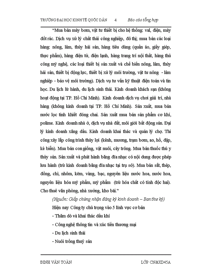 image for page Báo cáo thực tập tốt nghiệp tại Công ty Trách nhiệm Hữu hạn công nghệ Việt Mỹ