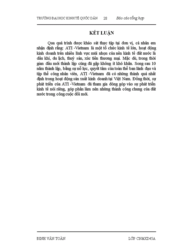 image for page Báo cáo thực tập tốt nghiệp tại Công ty Trách nhiệm Hữu hạn công nghệ Việt Mỹ