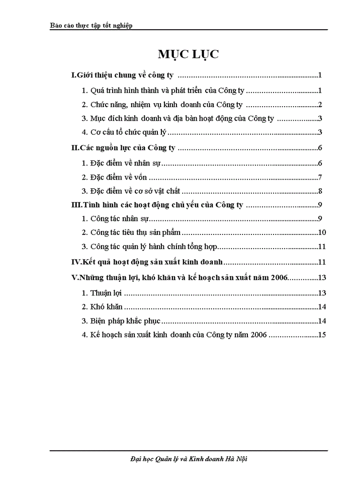 image for page Báo cáo thực tập tốt nghiệp về Công ty Cổ phần Thương mại và Du lịch Bắc Ninh