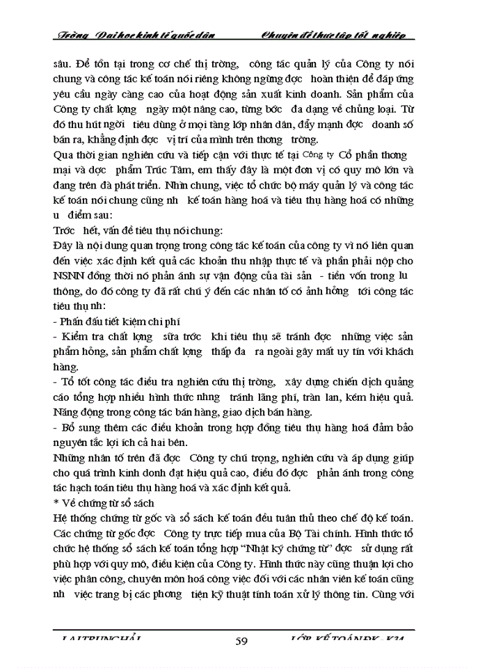 image for page Hoàn thiện Kế toán tiêu thụ Hàng hóa và xác định kết quả tiêu thụ tại Công ty Cổ phần Thương mại và Dược phẩm Trúc Tâm