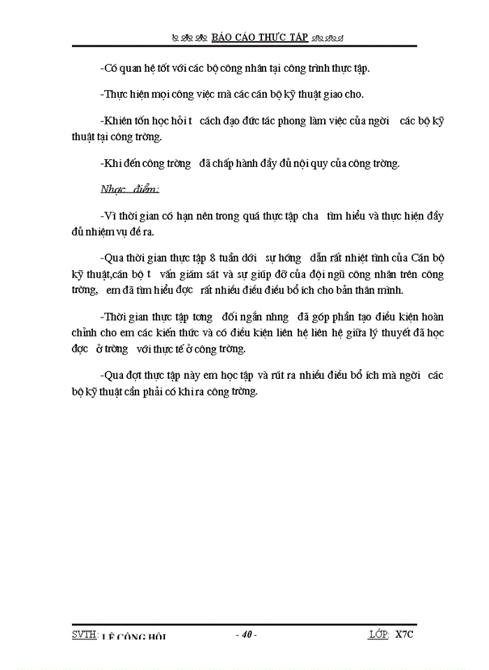 image for page Báo cáo thưc tập tại Công ty cổ phần đầu tư và Xây dựng Thành Nam