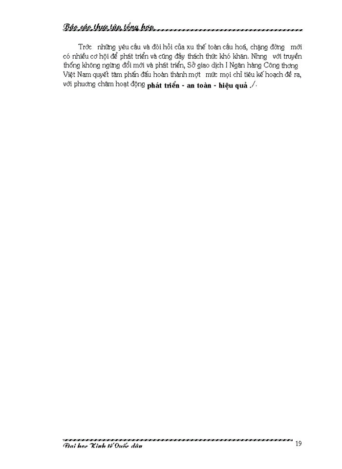 image for page Báo cáo Tại I về sở giao dịch I Ngân hàng công thương Việt Nam