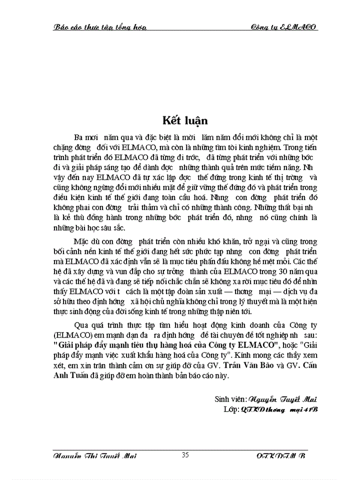 image for page Báo cáo Tại Công ty vật liệu Điện và dụng cụ cơ khí