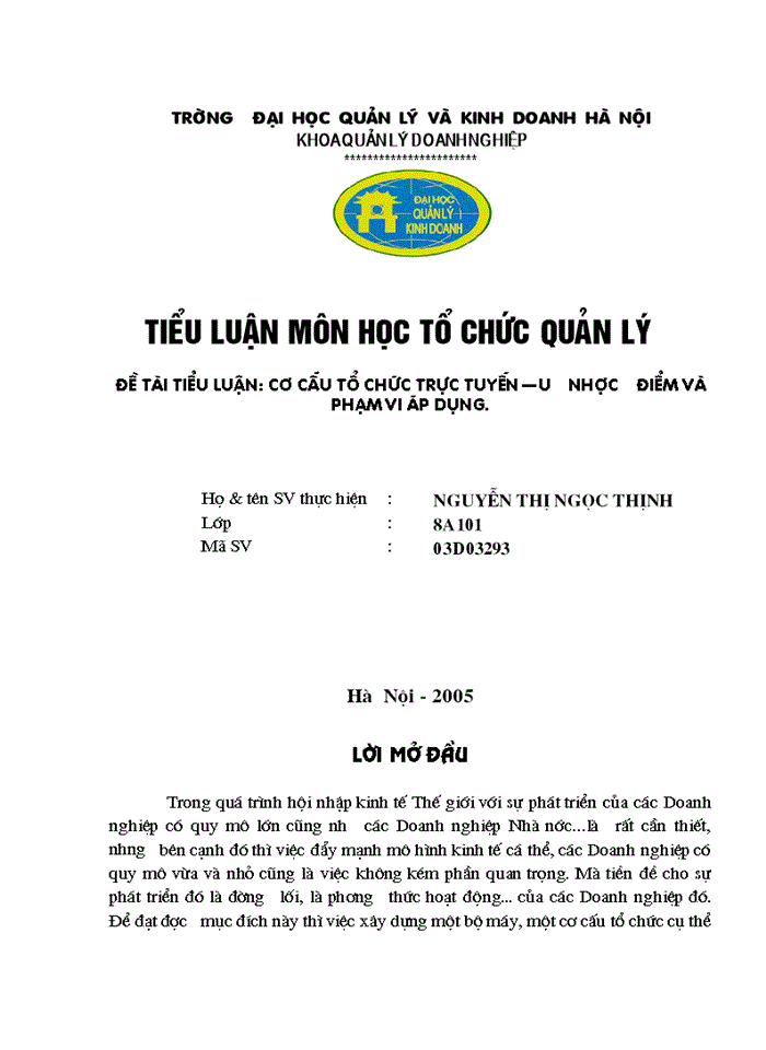 Cơ cấu tổ chức trực tuyến ưu nhược điểm và phạm vi áp dụng