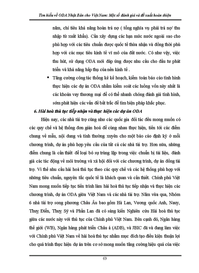 image for page Một số Giải pháp nâng cao hiệu quả sử dụng nguồn vốn ODA Nhật bản