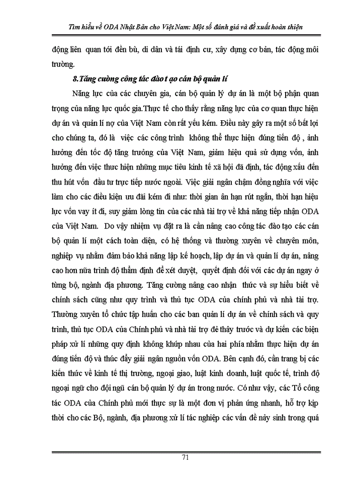 image for page Một số Giải pháp nâng cao hiệu quả sử dụng nguồn vốn ODA Nhật bản