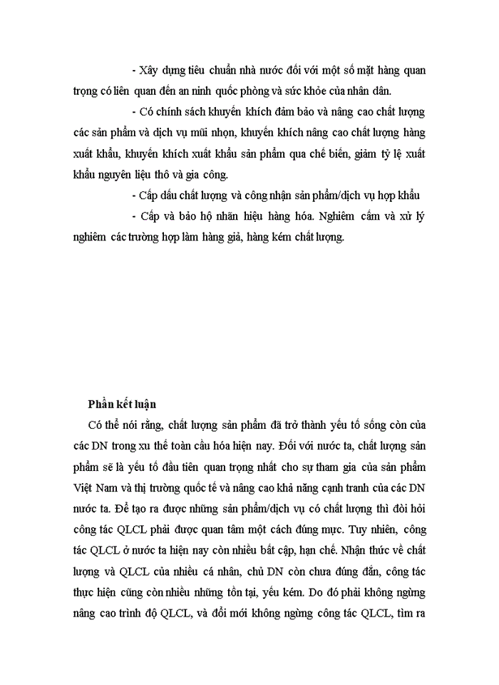 image for page Những sai lệch trong nhận thức và thực hiện về công tác QLCL ở Việt Nam hiện nay