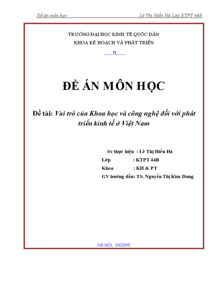 image for page Vai trũ của Khoa học và công nghệ đối với phát triển kinh tế ở Việt Nam