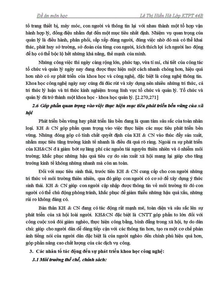 image for page Vai trũ của Khoa học và công nghệ đối với phát triển kinh tế ở Việt Nam