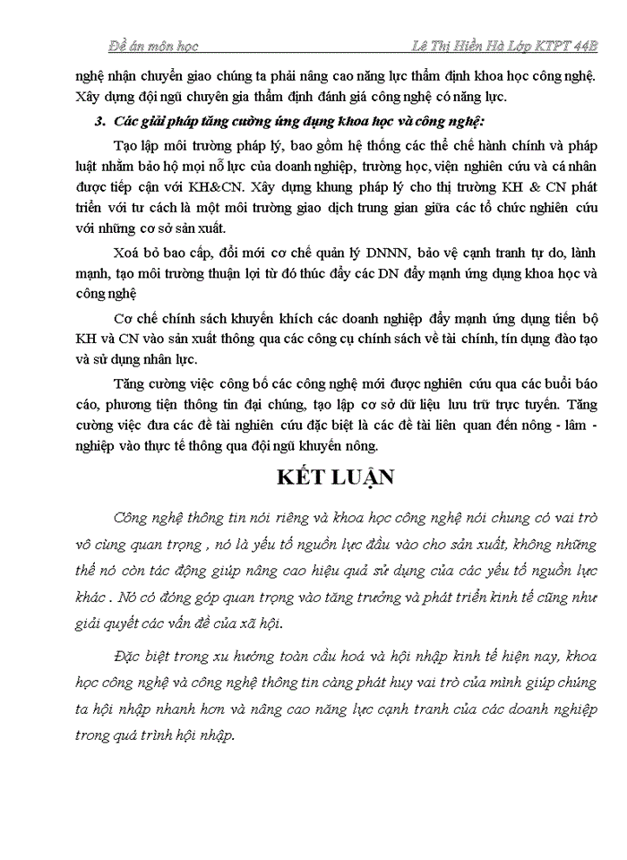 image for page Vai trũ của Khoa học và công nghệ đối với phát triển kinh tế ở Việt Nam