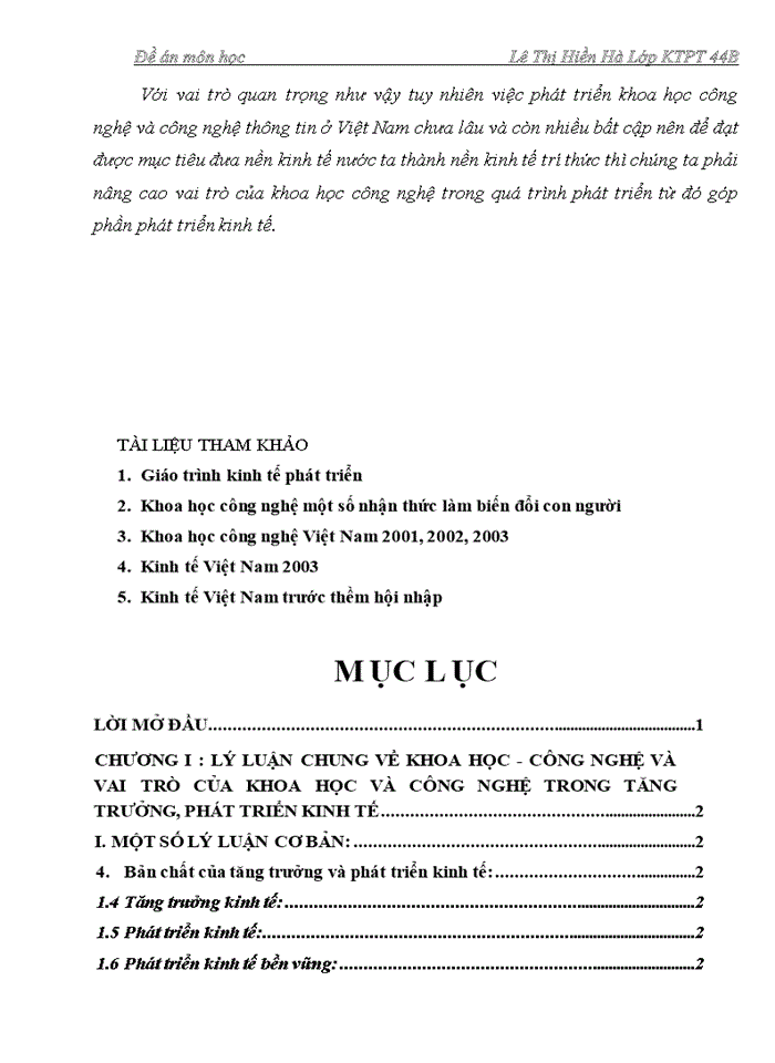 image for page Vai trũ của Khoa học và công nghệ đối với phát triển kinh tế ở Việt Nam