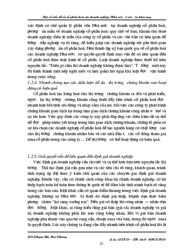 image for page Một số vấn đề về Cổ phần hóa các doanh nghiệp Nhà nước ở nước ta hiện nay