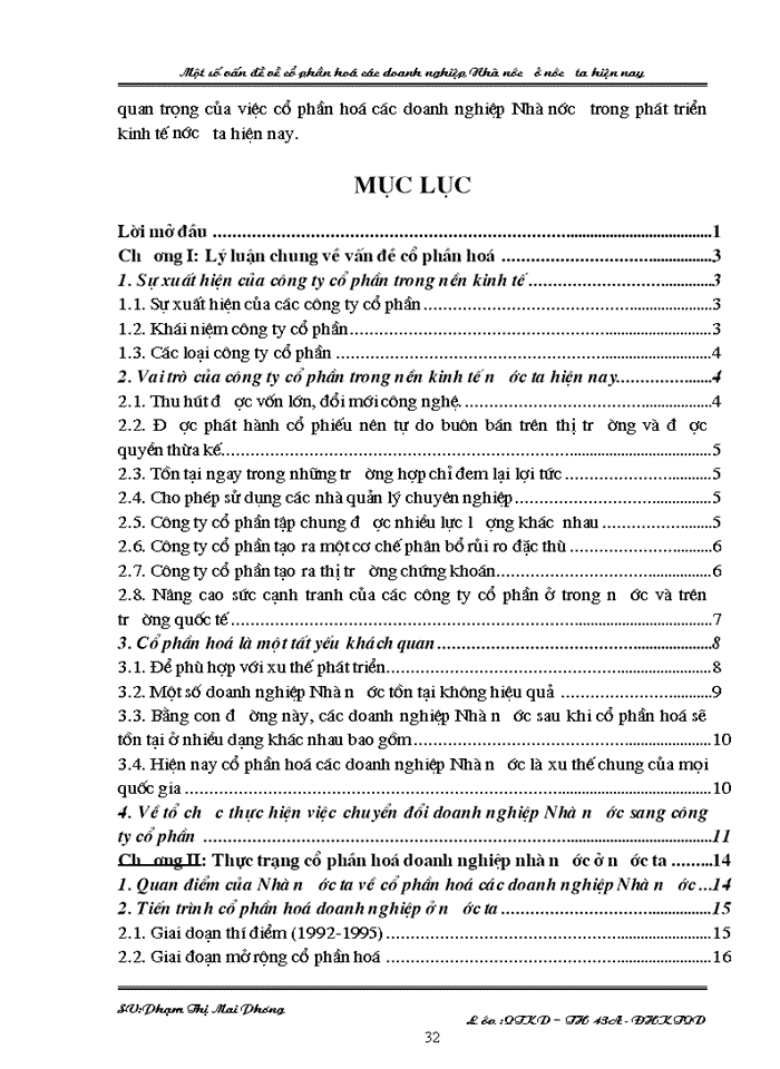 image for page Một số vấn đề về Cổ phần hóa các doanh nghiệp Nhà nước ở nước ta hiện nay