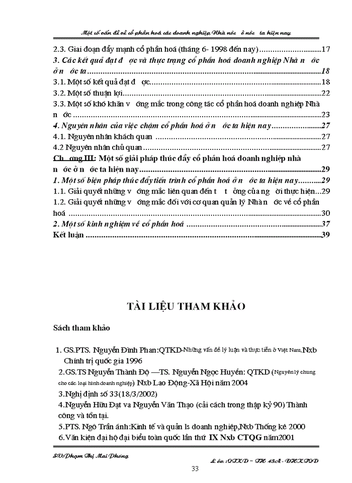 image for page Một số vấn đề về Cổ phần hóa các doanh nghiệp Nhà nước ở nước ta hiện nay