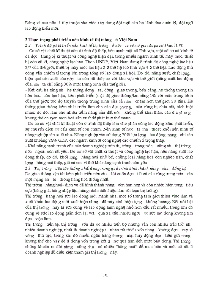 image for page Phát triển nền Kinh tế Thị trường định hướng Xã hội Chủ nghĩa ở Việt Nam