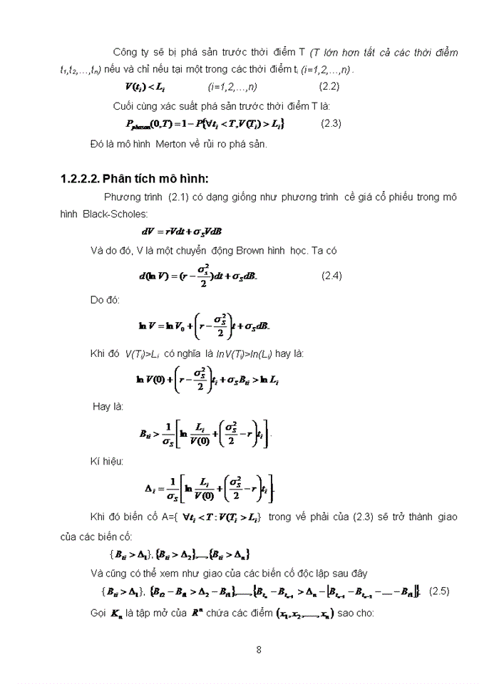 image for page Các mô hình rủi ro tín dụng và ứng dụng