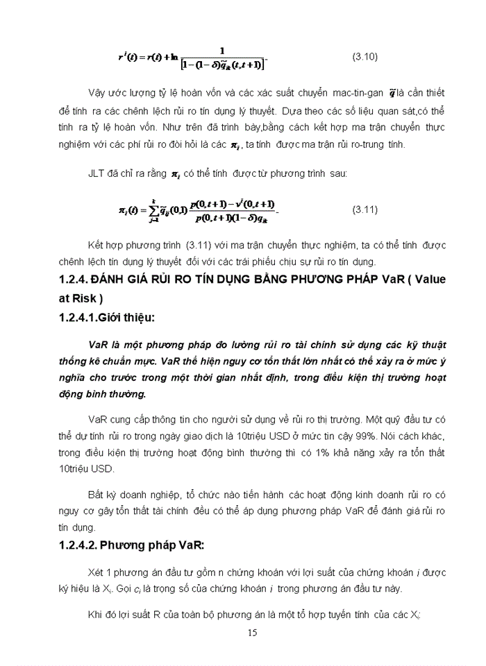 image for page Các mô hình rủi ro tín dụng và ứng dụng